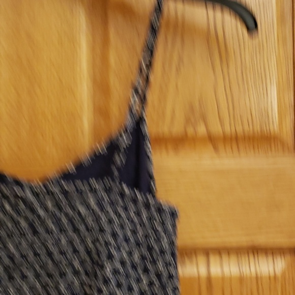 XL Blue and White Handkerchief Sundress - Picture 3 of 4